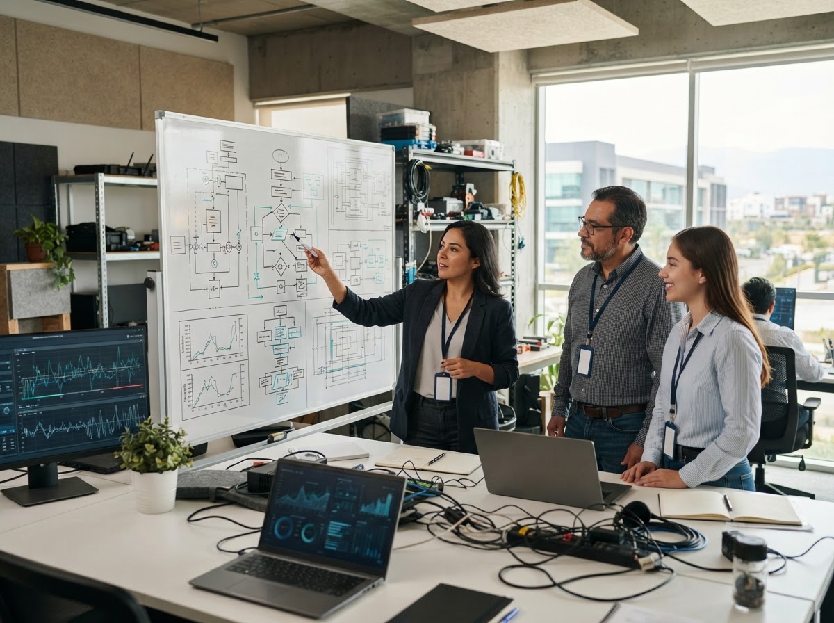 Liquidix Nexlin equipo de análisis revisando modelos predictivos de mercado